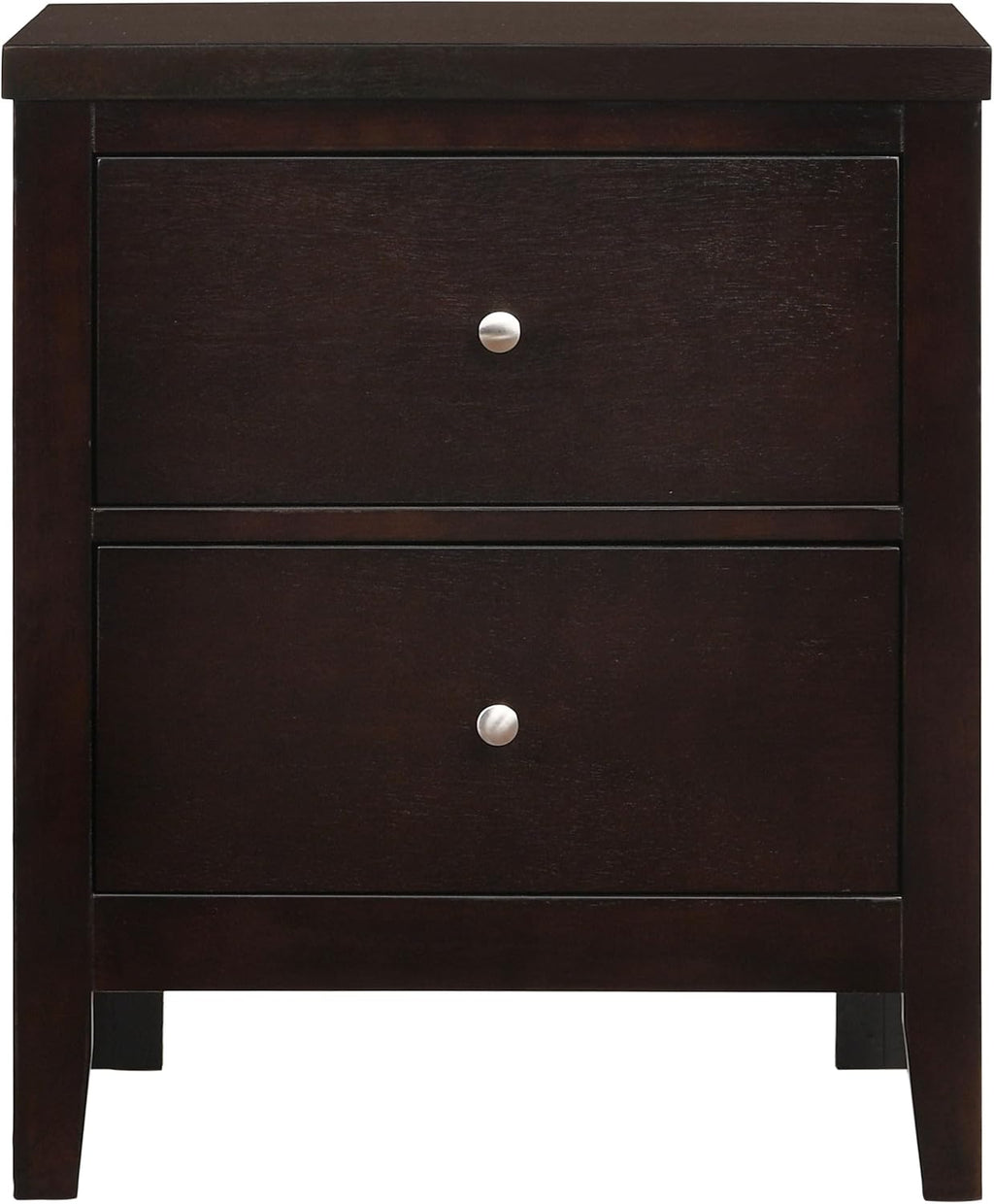 Coaster Home Furnishings Carlton Contemporary 5-Piece Bedroom Set Leatherette Upholstered Full Size Panel Bed Frame 51-inch Headboard Cappuccino 202091F-S5