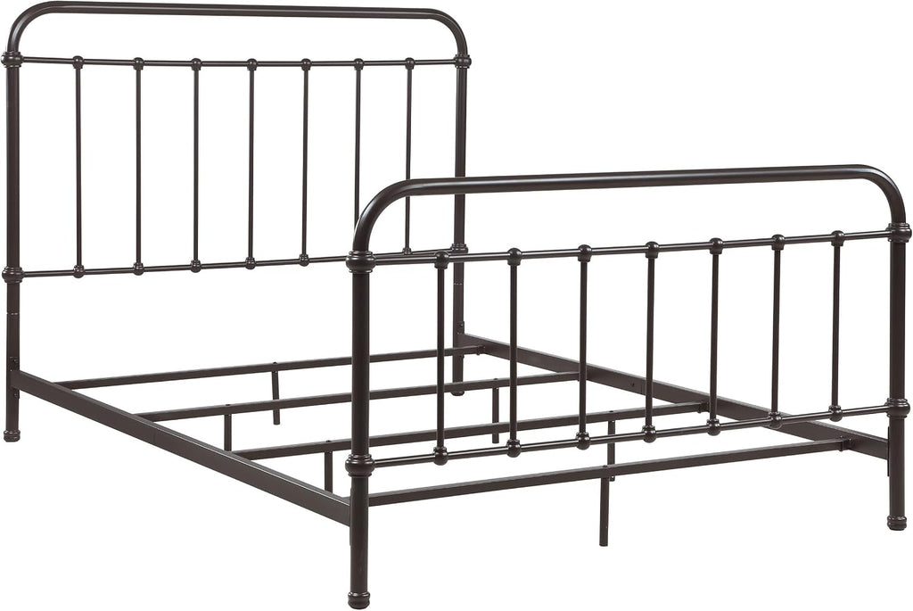 Coaster Home Furnishings Livingston Transitional Wood Queen Size Open Frame Bed Frame 52-inch Headboard Dark Bronze 300399Q