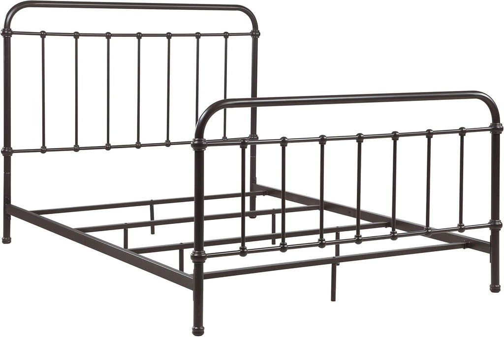 Coaster Home Furnishings Livingston Transitional Wood California King Size Open Frame Bed Frame 52-inch Headboard Dark Bronze 300399KW
