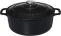 Chasseur Round Casserole, Matt Black, 20 cm, 2.3 Litre