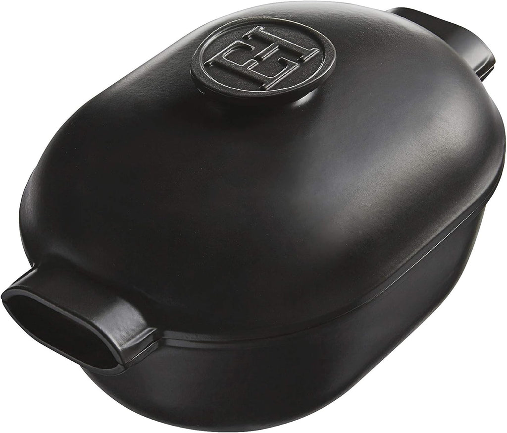 Emile Henry Delight Ceramic Oval Dutch Oven 4.5L, Slate (776645)