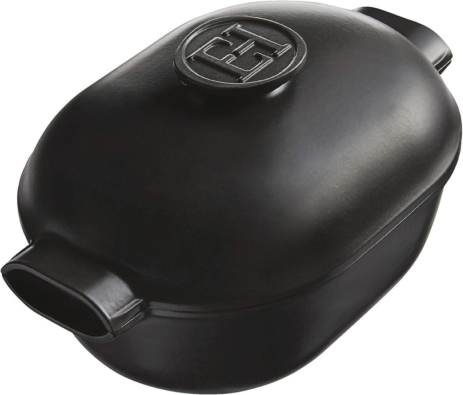 Emile Henry Delight Ceramic Oval Dutch Oven 4.5L, Slate (776645)