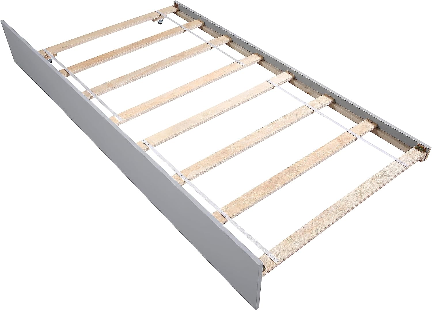 Bellemave Twin Kids Bed with Storage Twin Trundle, Wood Daybed for Kids, Adults, Gray