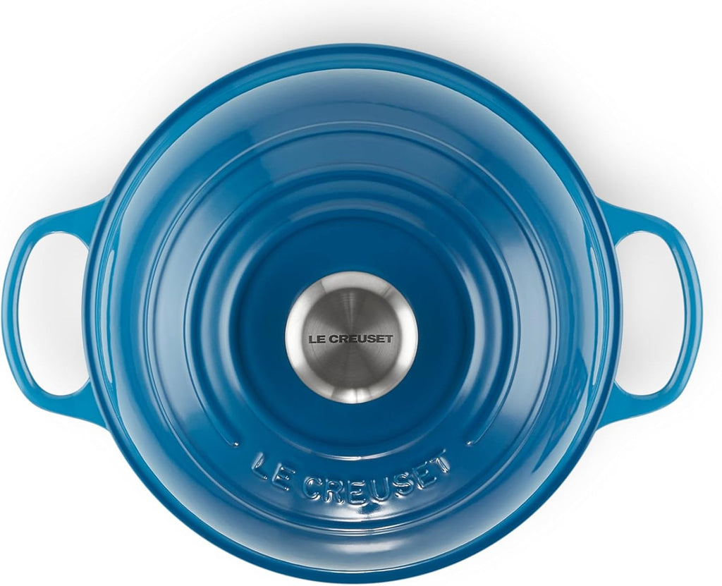 Le Creuset Enameled Cast Iron Signature Round Bread Oven, 9.5 inch, Marseille