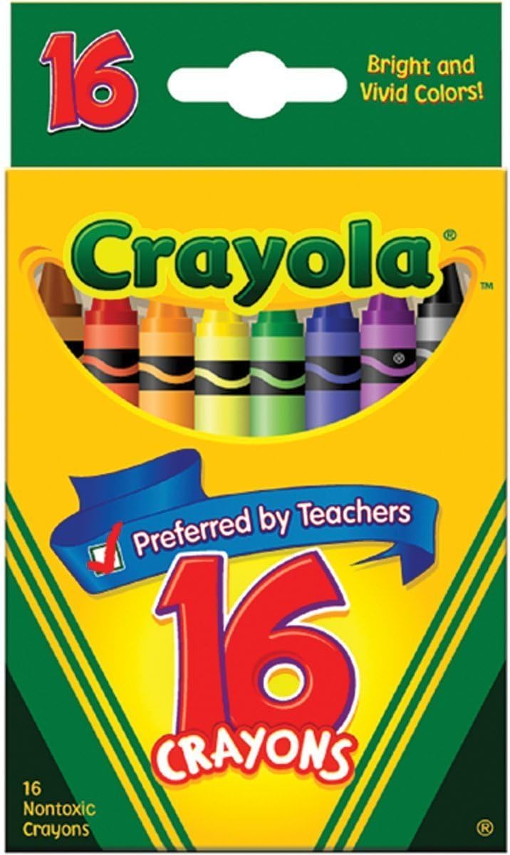 Classic Color Pack Crayons 16 ea (Pack of 100)