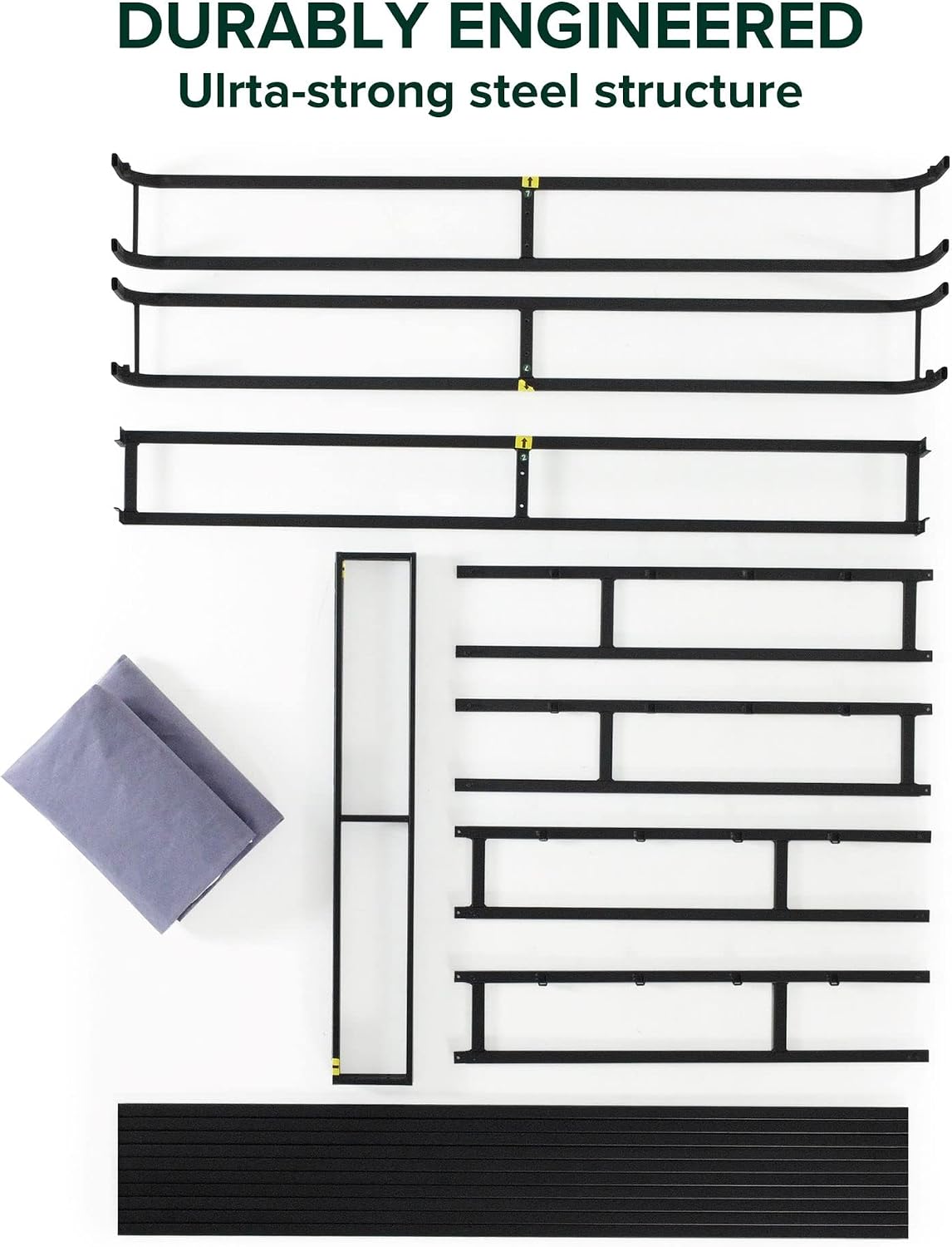 ZINUS 7 Inch Metal Smart Box Spring / 700 lbs Mattress Foundation / Strong Metal Frame / Easy Assembly, California King
