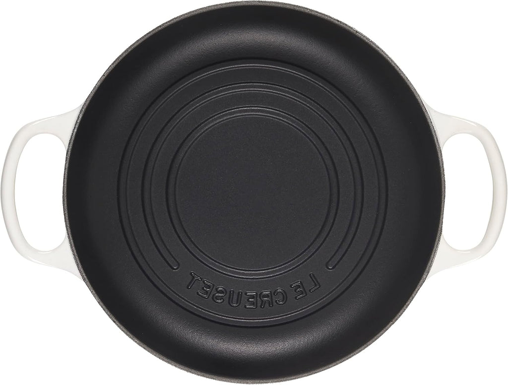 Le Creuset Enameled Cast Iron Signature Round Bread Oven, 9.5 inch, White