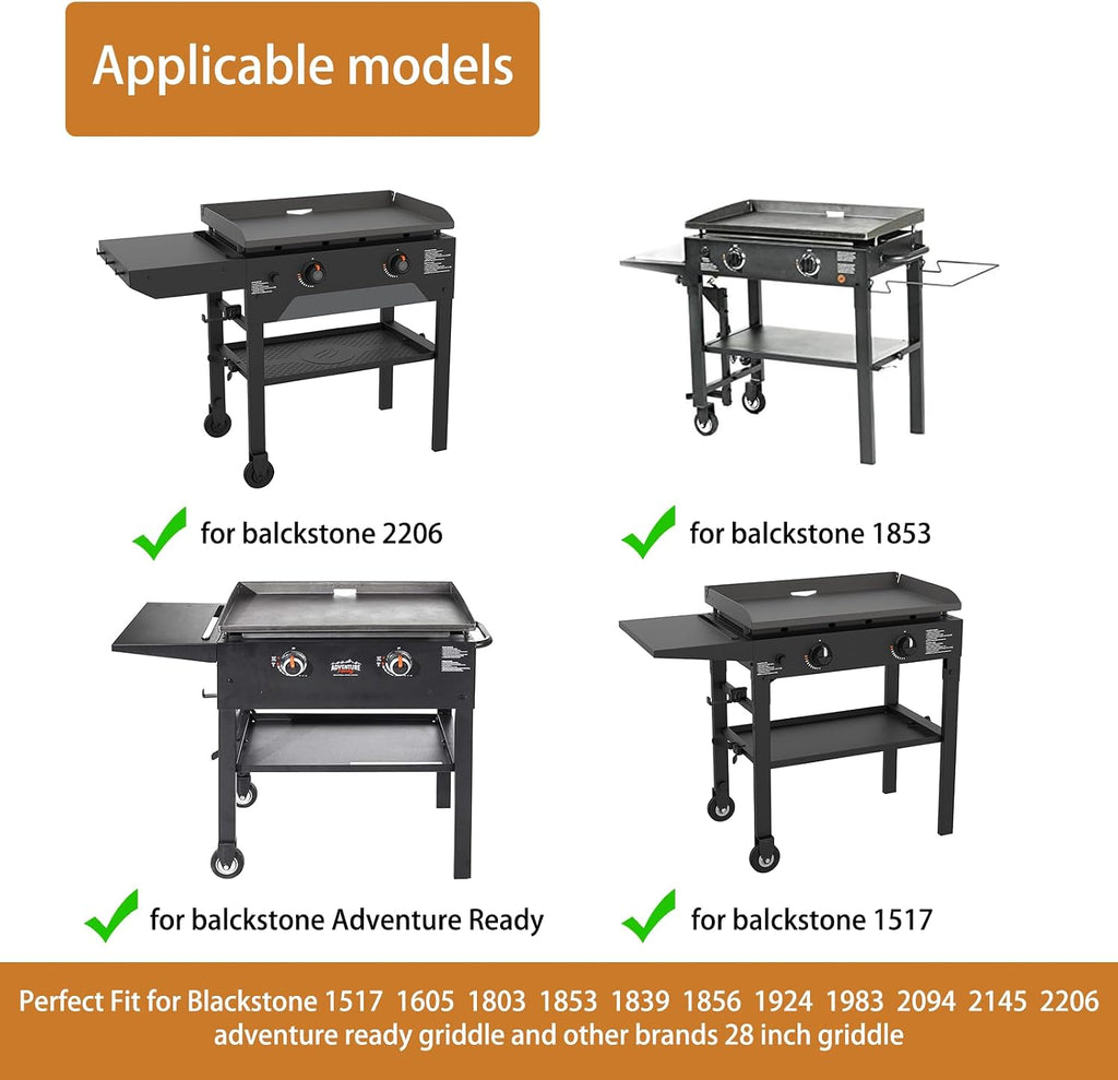 Universal Hinged Lid with Handle for Blackstone and Other 28 Inch Griddles, Griddle Accessories Hard Cover Hood for Blackstone 28 Inch Griddle 1517, 1853, 1885, 1839, 1856, 1924, 1983, 2094 and Other