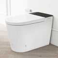 Tankless Smart Toilet with Bidet Built In, Auto Open & Close, Wider Bidet with Heated Seat, Warm Water and Dry, Foot Sensor, LED Display, Remote Control
