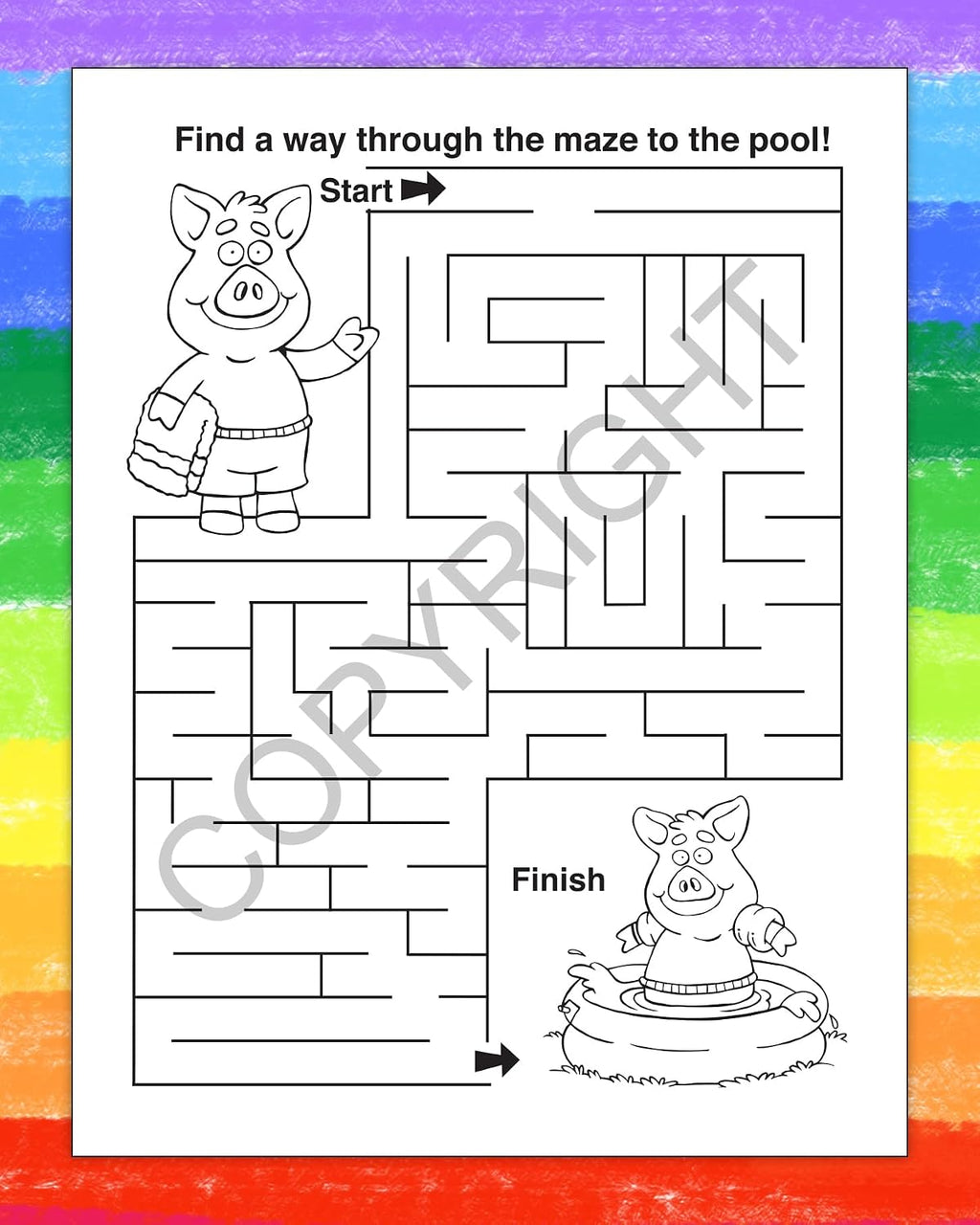 ZOCO – Have a Safe Summer – Custom Coloring Books (250 Bulk Pack, With Crayons) – End of School Year Activities for Kids – Add Your Imprint