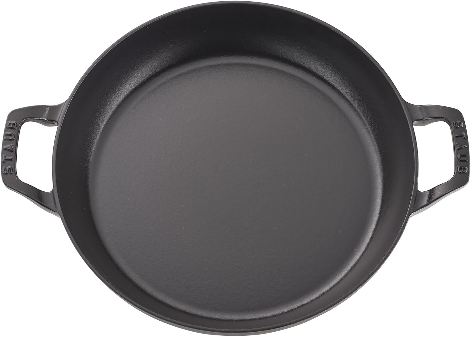Staub Cast Iron Braiser with Glass Lid, Dutch Oven, 3.5-quart, serves 3-4, Made in France, Matte Black