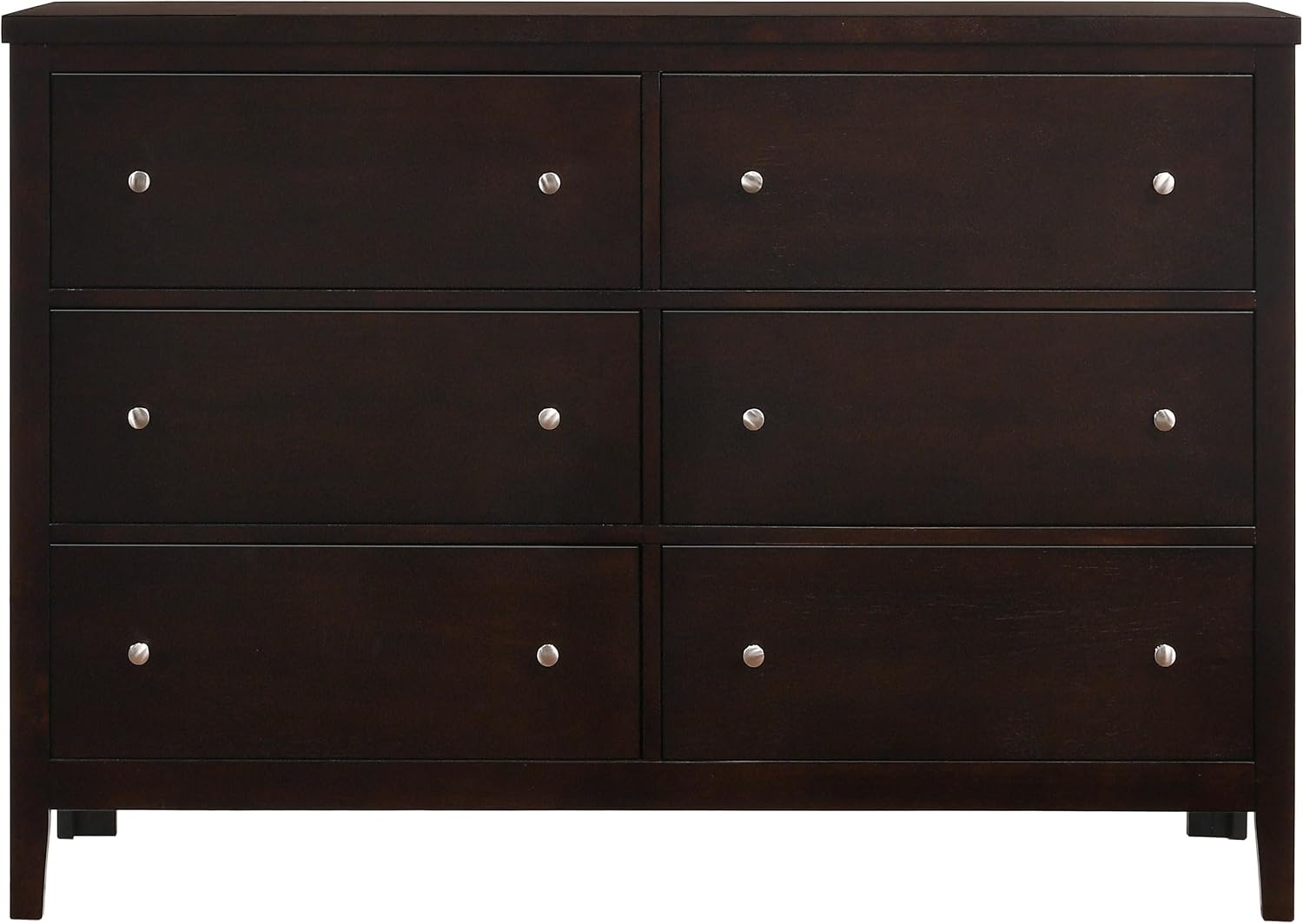 Coaster Home Furnishings Carlton Contemporary 5-Piece Bedroom Set Leatherette Upholstered Full Size Panel Bed Frame 51-inch Headboard Cappuccino 202091F-S5