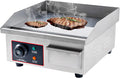 Commercial Electric Countertop, Electric Griddle Grill Nonstick Tabletop Hot Flat Griddle Home BBQ Flat Top with Adjustable Thermostatic Control Stainless Steel Restaurant Grill