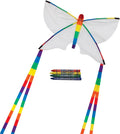 In the Breeze 3190-PACKS Coloring Butterfly 23' Single Line Kite Party Pack, (Pack of 50)