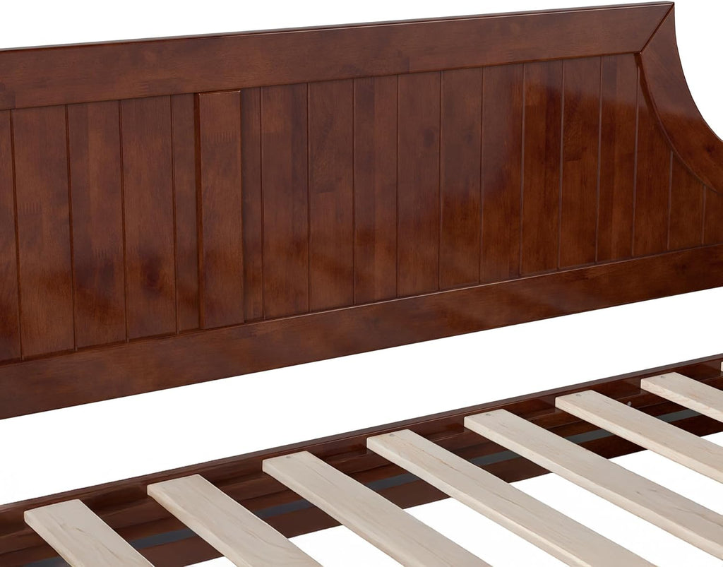 AFI Cambridge Twin Wood Daybed with Set of 2 Drawers in Walnut