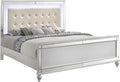 New Classic Furniture Valentino Wood Queen Bed, White