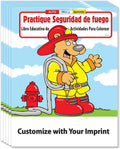 ZOCO – Fire Safety (in Spanish) Custom Coloring & Activity Books for Kids (250 Bulk Pack, Without Crayons) – Fire Prevention Week, National Night Out Educational Materials