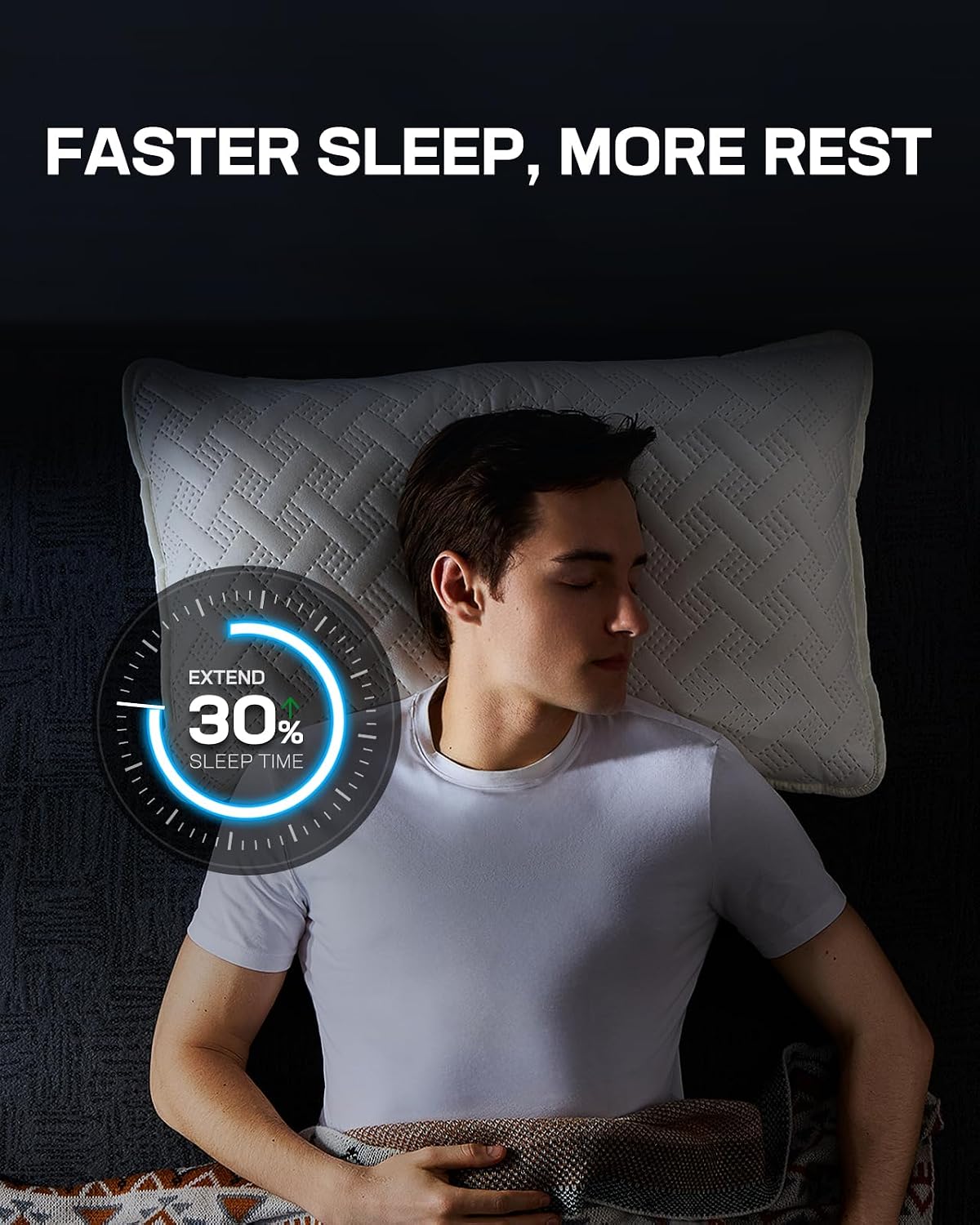Marsail NS1 Split King Adjustable Bed Base with Massage- Smart Dual Motor Bed Frame with Wireless Remote, 3-Min Assembly, 4 USB Ports, Zero Gravity & Anti-Snore Mode