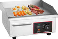 Commercial Electric Griddle Stainless Steel Full Flat Hotplate BBQ Hotplate, Large Griddle Hot Cooking Plate with Temperature Control, Efficient Nonstick Electric Griddle for Home Barbecue