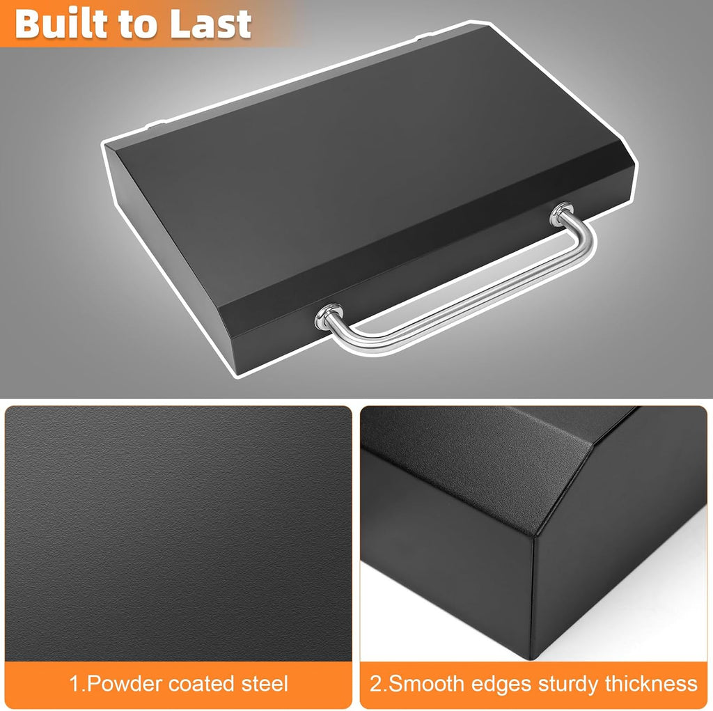 Griddle Lid for 28' Blackstone Griddle, Hard Cover with Durable Handle – Heat Retaining, Fits 28' Griddles Models 1517, 1853, 1605, 1803, 1839, 1856, 1885, 1924, 1983, 2094, 2137, 2145