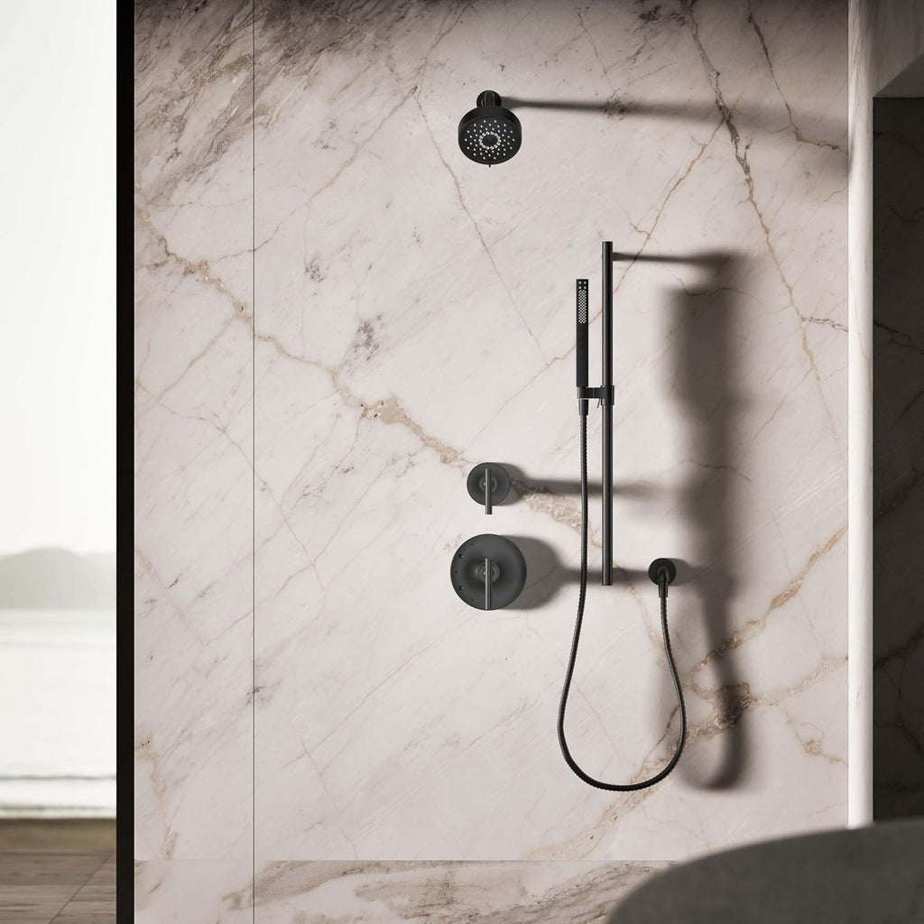 Kohler 21336-BL Shift®+ Square two-function handshower, 2.5 gpm, Matte Black