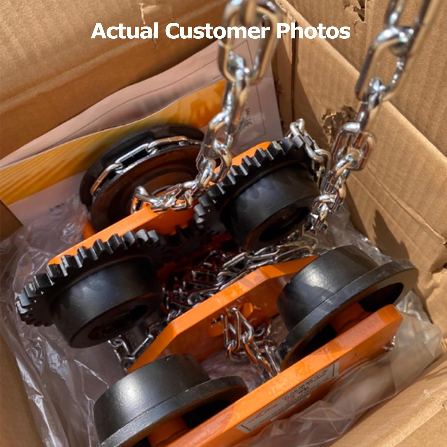 Chain-driven Manual Dual-axle Dolly, Steel Push-beam Dolly, Load Capacity 1-5 Tons, Adjustable Width 2-6.9 Inches, for Garages, Warehouses, Construction Sites(2T/4400LB,9m/29.5ft)