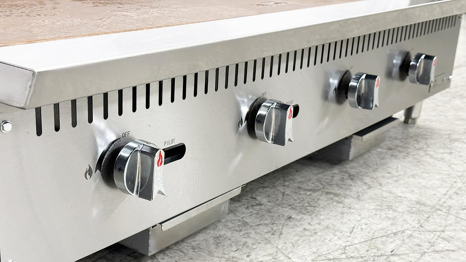 Commercial Gas Griddle ETL Flat Top Grill Stove Propane LP Natural Gas, 48'