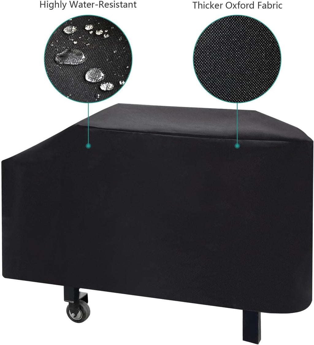 Upgraded Griddle Hinged Lid for 28' Blackstone 1517, 1853, 1605, 1803, 1839, 1856, 1885, 1924, 1983, 2094, 2137, 2145, Hard Cover with Thermometer and Cover for Blackstone 28 Inch Griddle Accessories