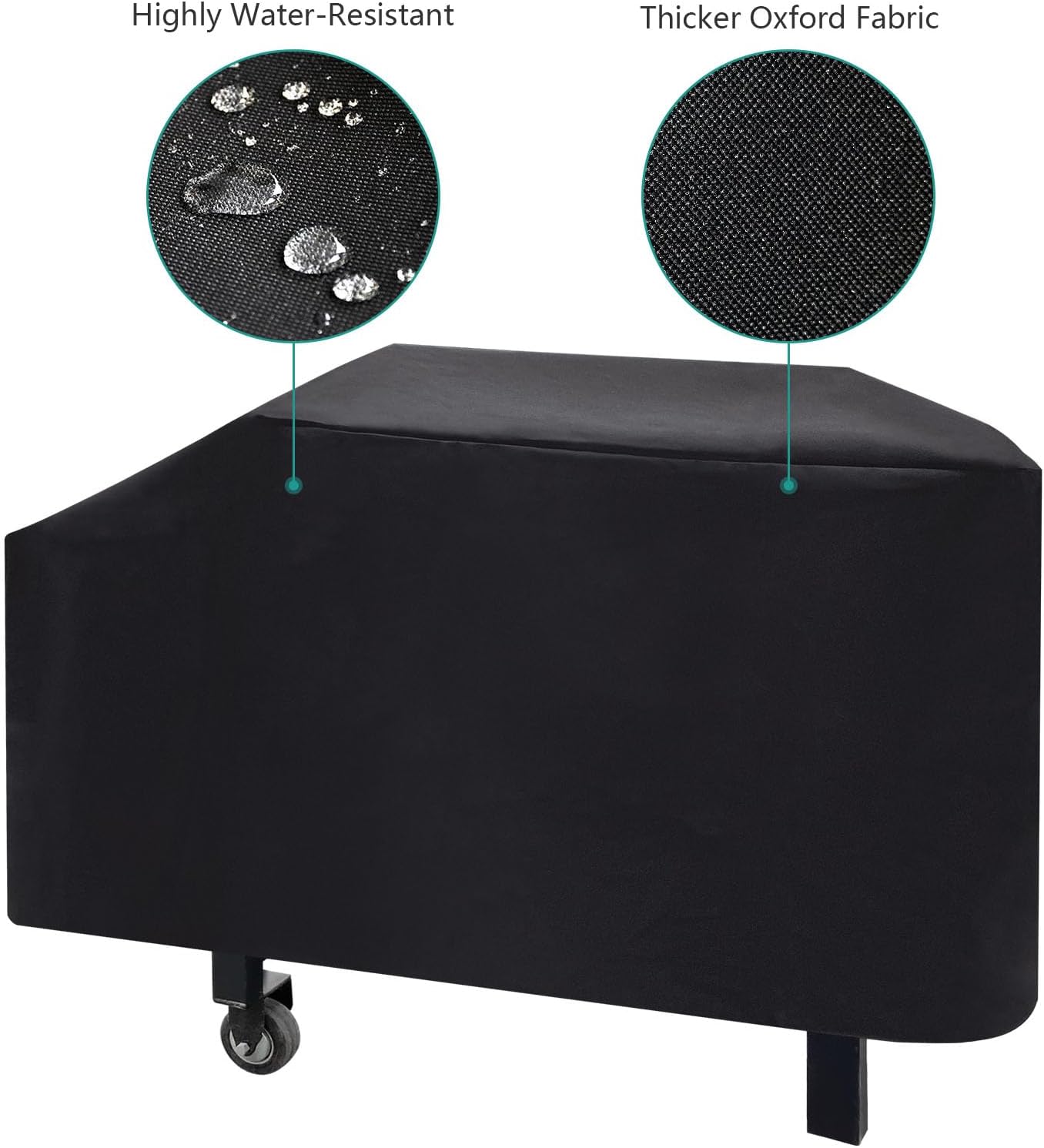 Upgraded Griddle Hinged Lid for 28' Blackstone 1517, 1853, 1605, 1803, 1839, 1856, 1885, 1924, 1983, 2094, 2137, 2145, Hard Cover with Thermometer and Cover for Blackstone 28 Inch Griddle Accessories