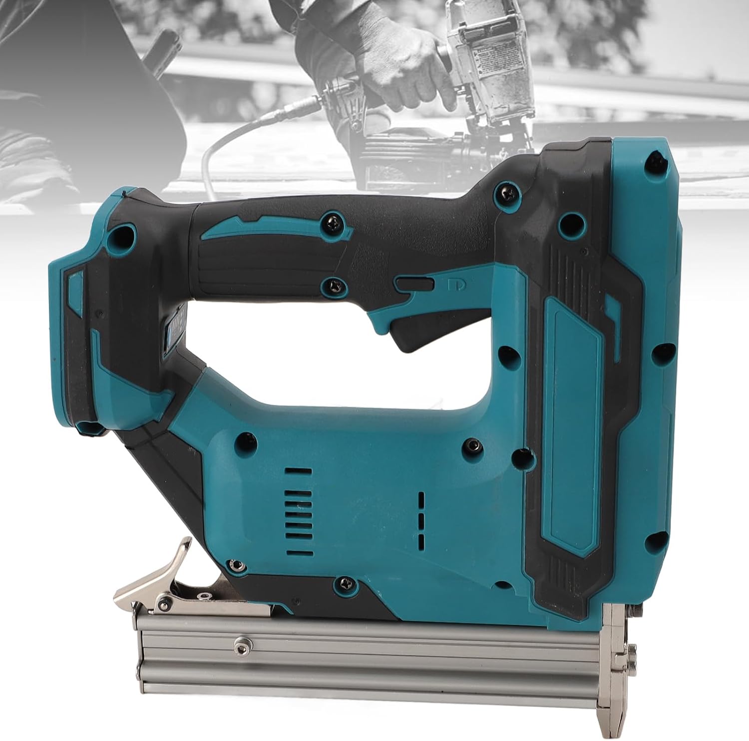 Cordless Brad Nailer, 18V Cordless Nail Gun, Nail Gun Battery Powered, Efficient Fast Charging Electric Nail Gun, to Use Electric Staple Gun for Woodworking, Home Improvement