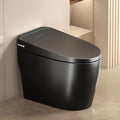One Piece Toilet,Smart Toilet with Bidet Built In,Ceramic Toilet with Dryer and Warm Water, Intelligent Toilet Auto Open/Close Seat,Heated Seat,Black