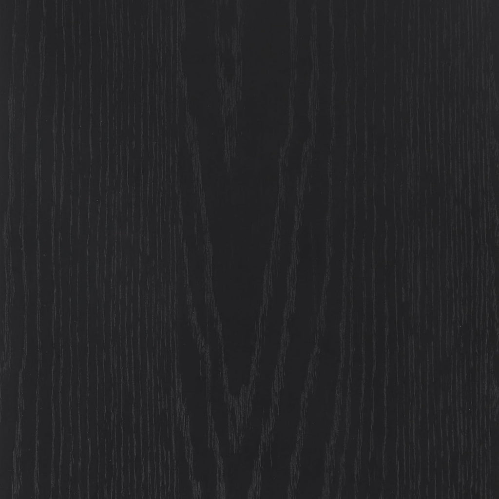 Nathan James Jasper 3 Drawer, Bohemian Fluted, Solid Wood for Nursery, Small Dresser for Bedroom, Black Oak