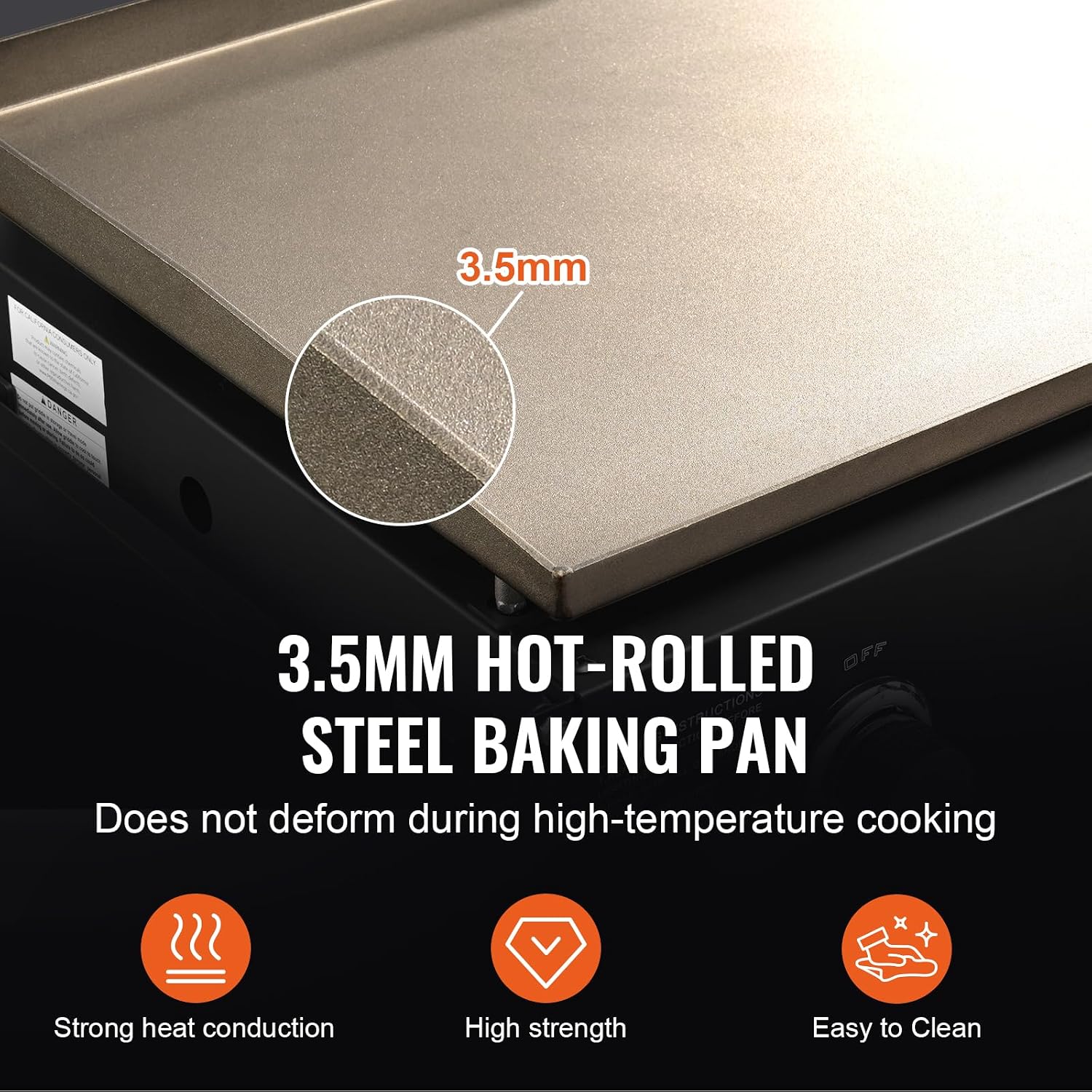 Propane Griddle on Cart, 36' Heavy Duty Manual Flat Top Griddle, Outdoor Cooking Station with Side Shelves, Steel Propane Gas Griddle, 4-Burners Restaurant Portable Grill - 60,000 BTU