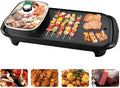 Electric Flat Top Grill, Electric Griddle, Flattop Grills Indoor Safely Washable, Suitable for Frying Grilling Stir Frying(Black,45 * 22 * 8)