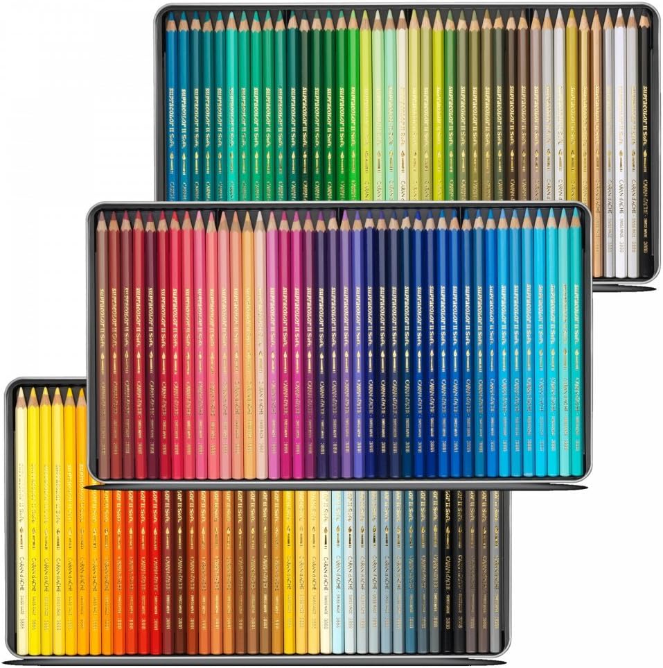 Caran D'ache Supracolor Pencil Set, 120/Tin (J3888420)