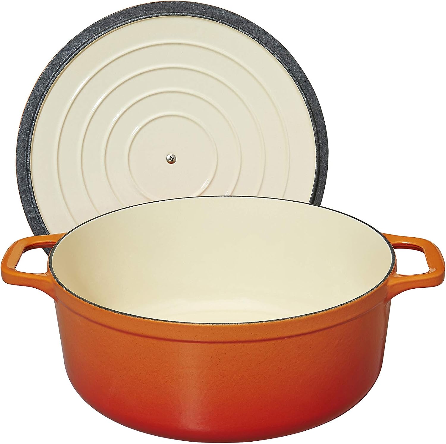 Chasseur Round Casserole, Flame, 24 cm, 3.8 Litre