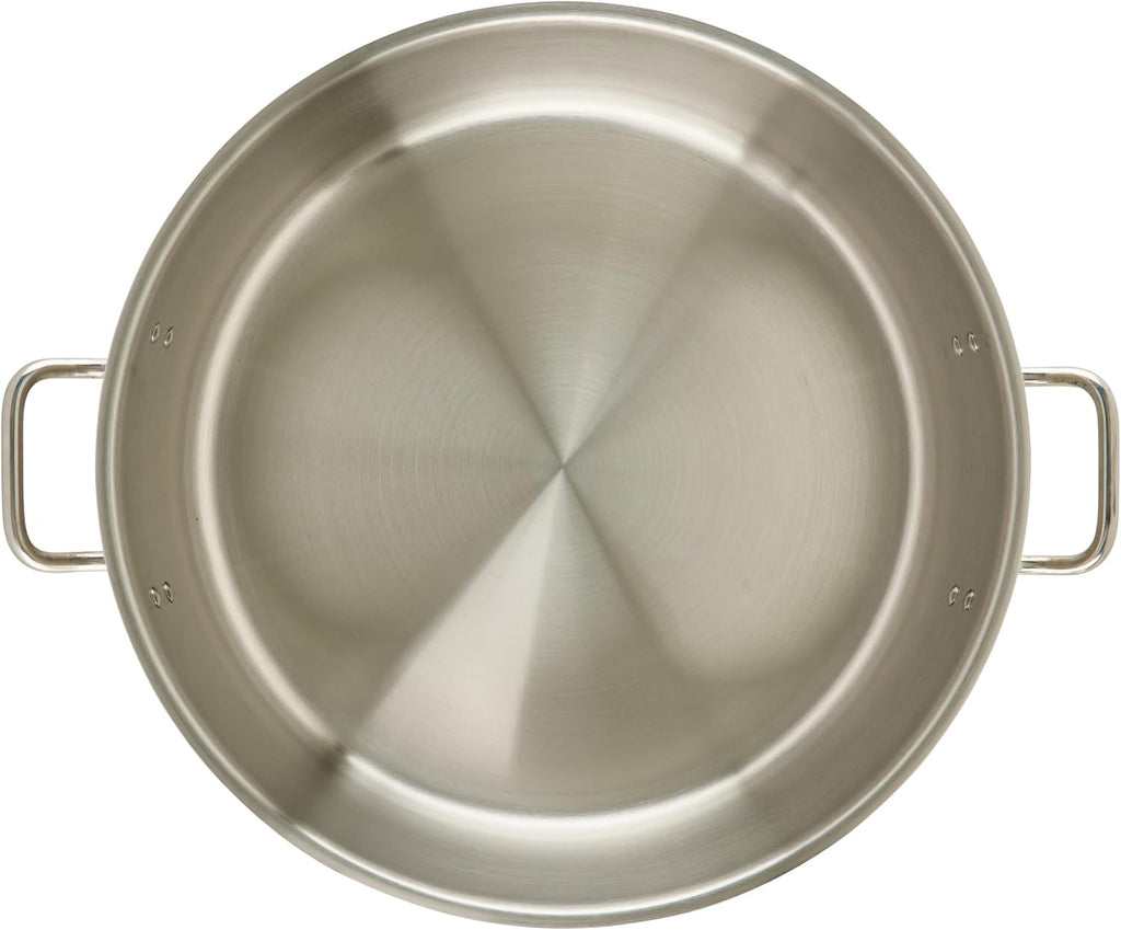 Winware - Stainless Steel 25 Quart Brasier with Cover