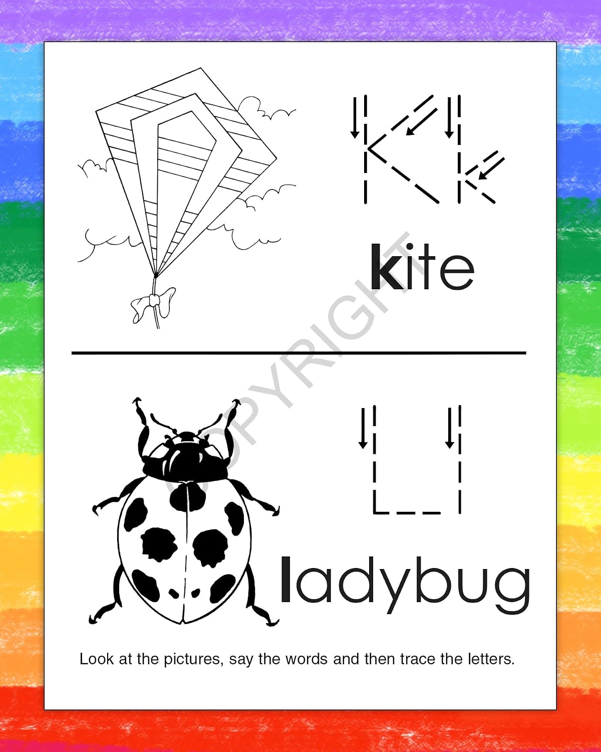 ZOCO Custom Alphabet Coloring Books for Kids (250 Bulk Pack, Without Crayons) – ABC Learning Activities for Preschool & Kindergarten – Letter Tracing, Puzzles, Games – Classroom & School Supplies