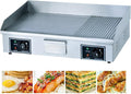 Electric Countertop Griddle 28' Commercial Flat Top Grill Countertop Griddle Thermostatic Control Hot Plate Non-Stick Stainless Steel Teppanyaki Grill for Restaurant,