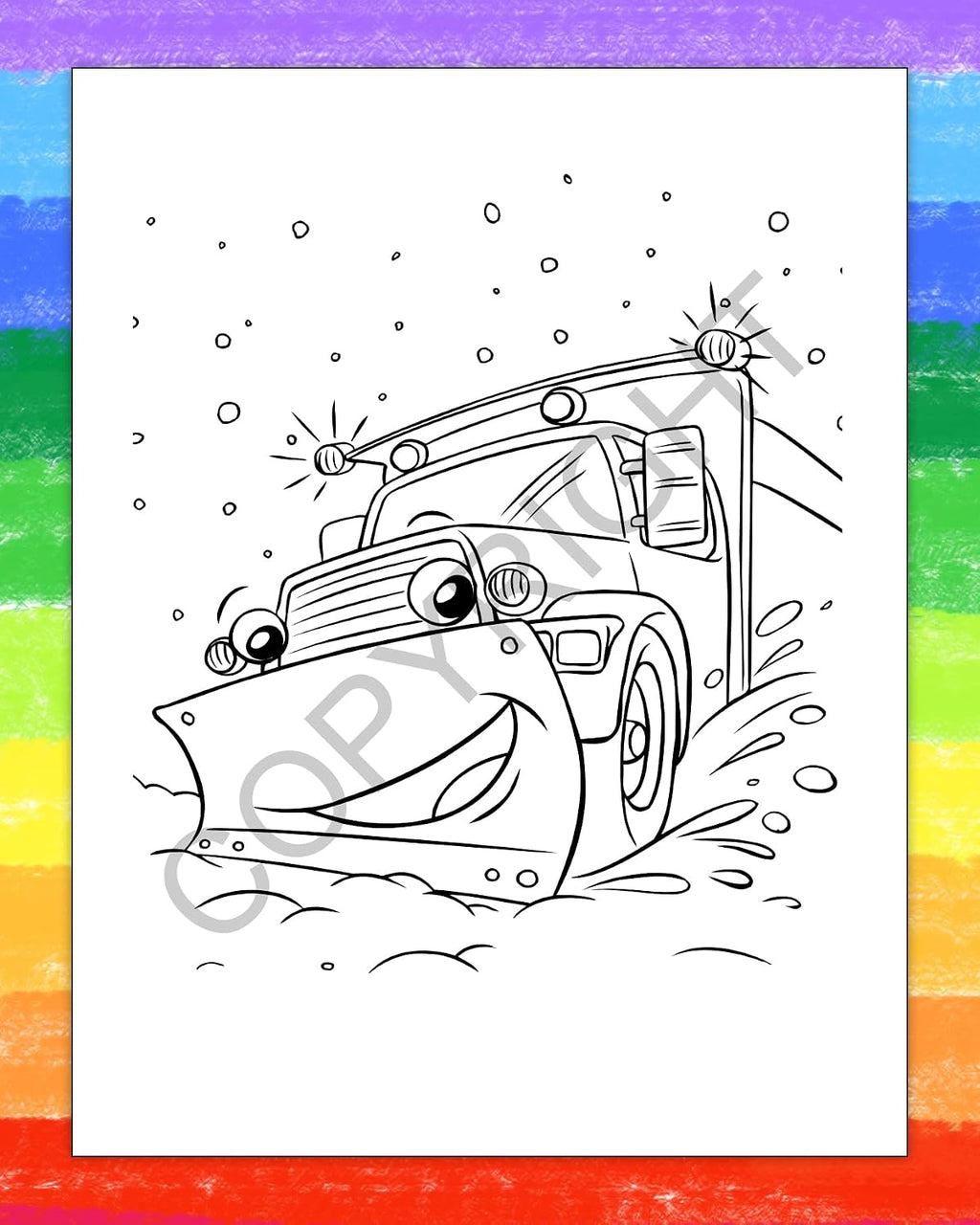 ZOCO – Tons of Trucks – Custom Coloring Books (250 Bulk Pack, With Crayons) – Construction & Trucking Company Promotional Handout for Kids