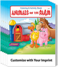 ZOCO– Animals on the Farm – Custom Coloring Books (250 Bulk Pack, Without Crayons) – Petting Zoo Party Favors – Games, Puzzles, Activities – Gifts for Kids