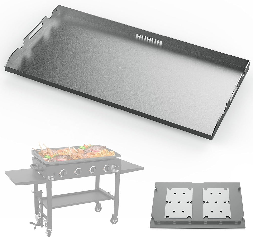 SafBbcue Upgrade 36' Griddle Replacement Top for Blackstone 36 inch 4 Burner Grill 1565 1841 2149 1560 1836 1984 Replacement Parts, 36 inch Flat Top Griddle with Handy Handle, Heavy Carbon Steel