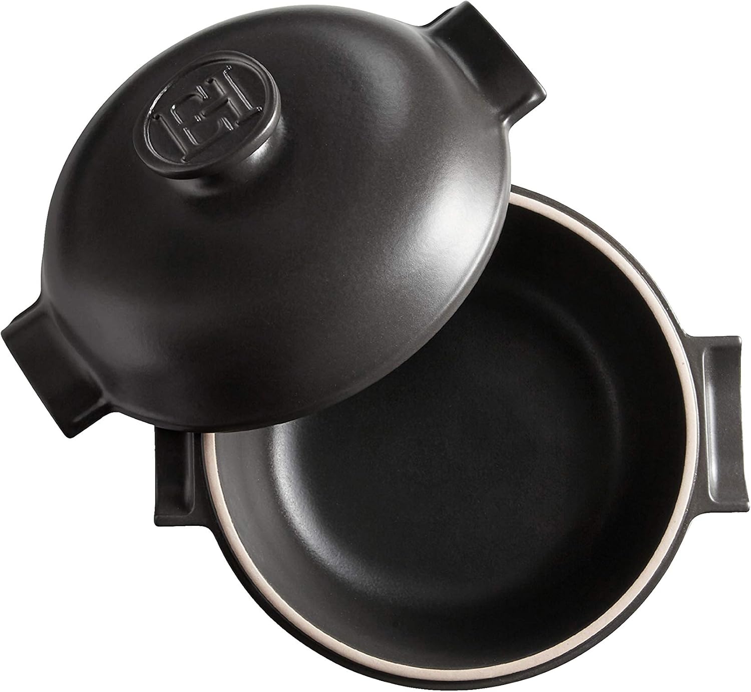 Emile Henry Delight 2 Quart Round Casserole, Slate