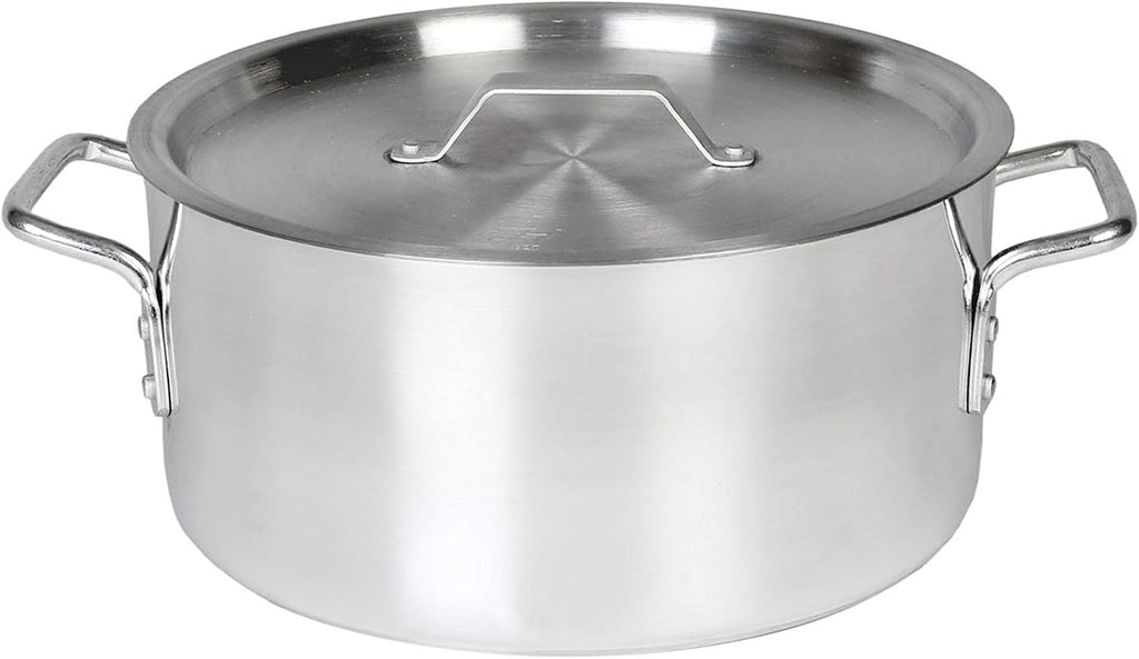 Thunder Group 12 Quart Aluminum Braiser with Lid