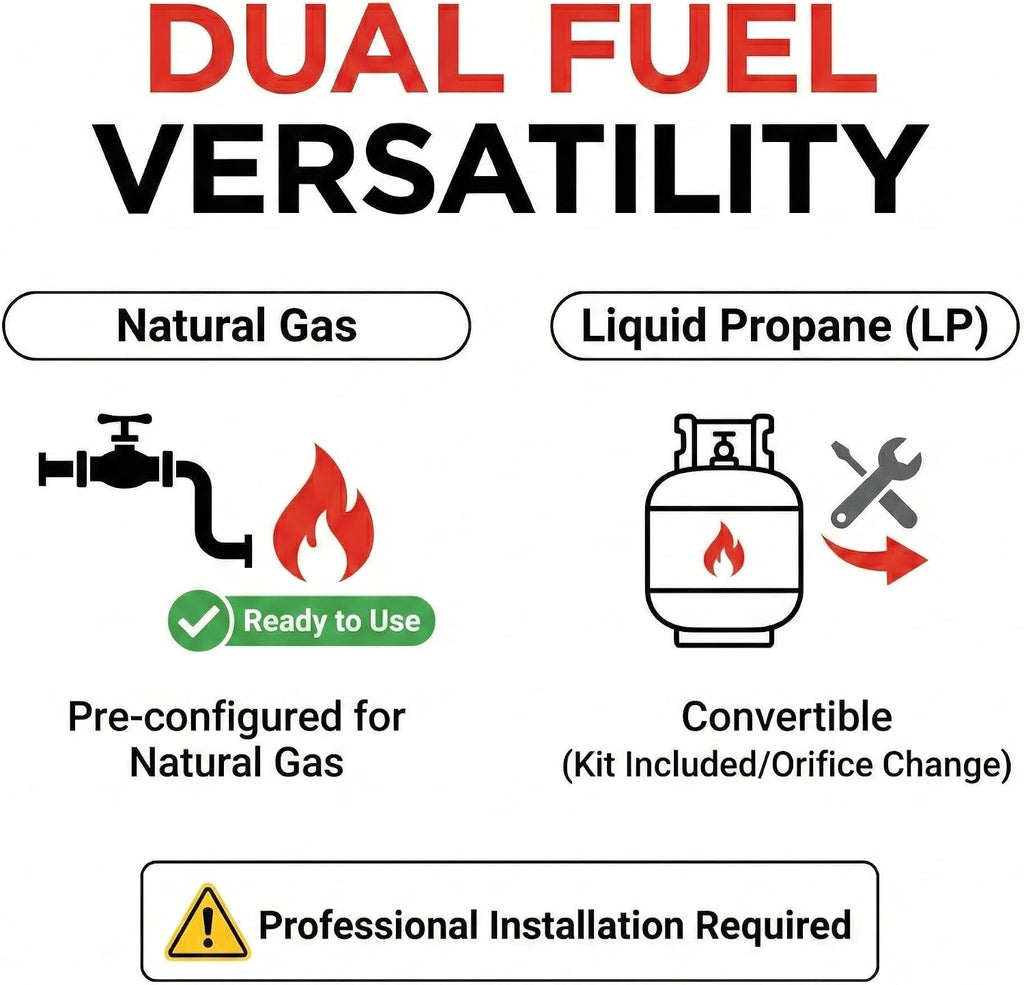 Commercial Gas Charbroiler, 36' 6-Burner 120,000 BTU Heavy-Duty Countertop Grill with Radiant Burners, ETL Certified, for Restaurants & Commercial Kitchens
