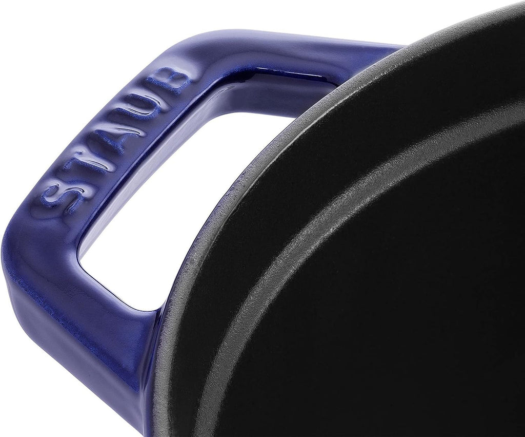 Staub Cast Iron 5.75-qt Coq au Vin Cocotte - Dark Blue