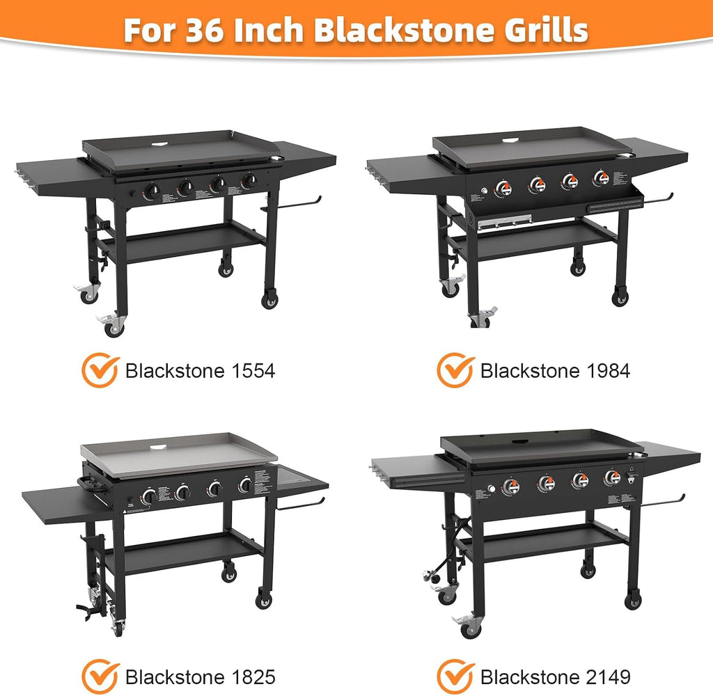 Griddle Lid for 36' Blackstone Griddle, Back-hinged Design Hard Cover with Durable Handle – Heat Retaining, Fits 36' Griddles Models 1554 1863 1825 1818 1565 1560 and Other 36' Griddles