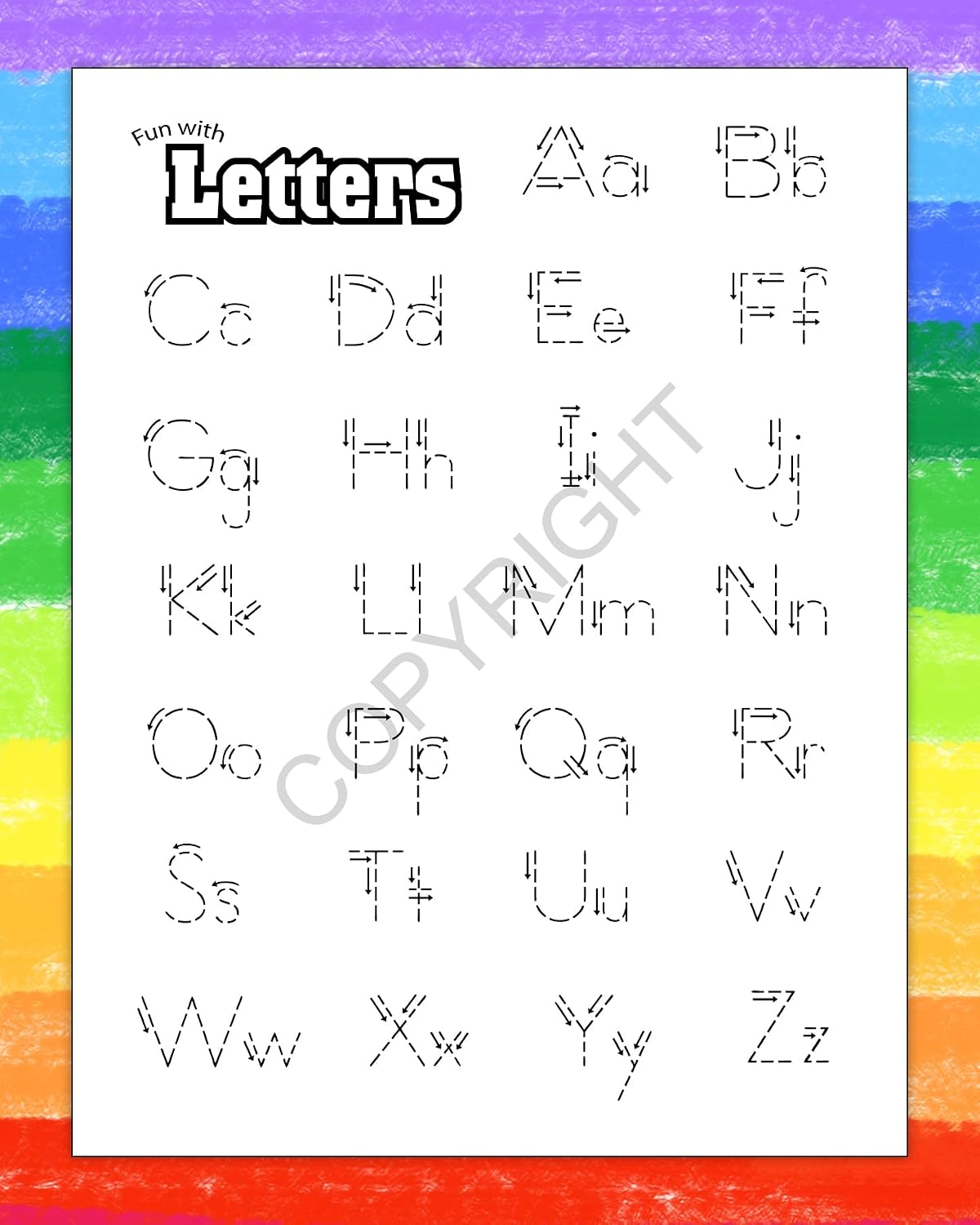 ZOCO Custom Alphabet Coloring Books for Kids (250 Bulk Pack, With Crayons) – ABC Learning Activities for Preschool & Kindergarten – Letter Tracing, Puzzles, Games – Classroom & School Supplies