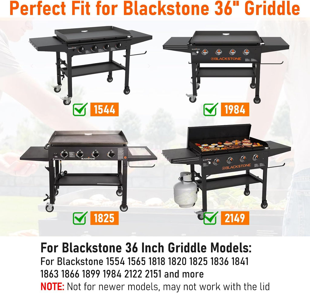 Upgrade Griddle Replacement Top for Blackstone 36 Inch Flat Top Grill 1554 1818 1820 1825 2151, Heavy Duty Steel Flat Top Griddle Replacement for 36' Blackstone
