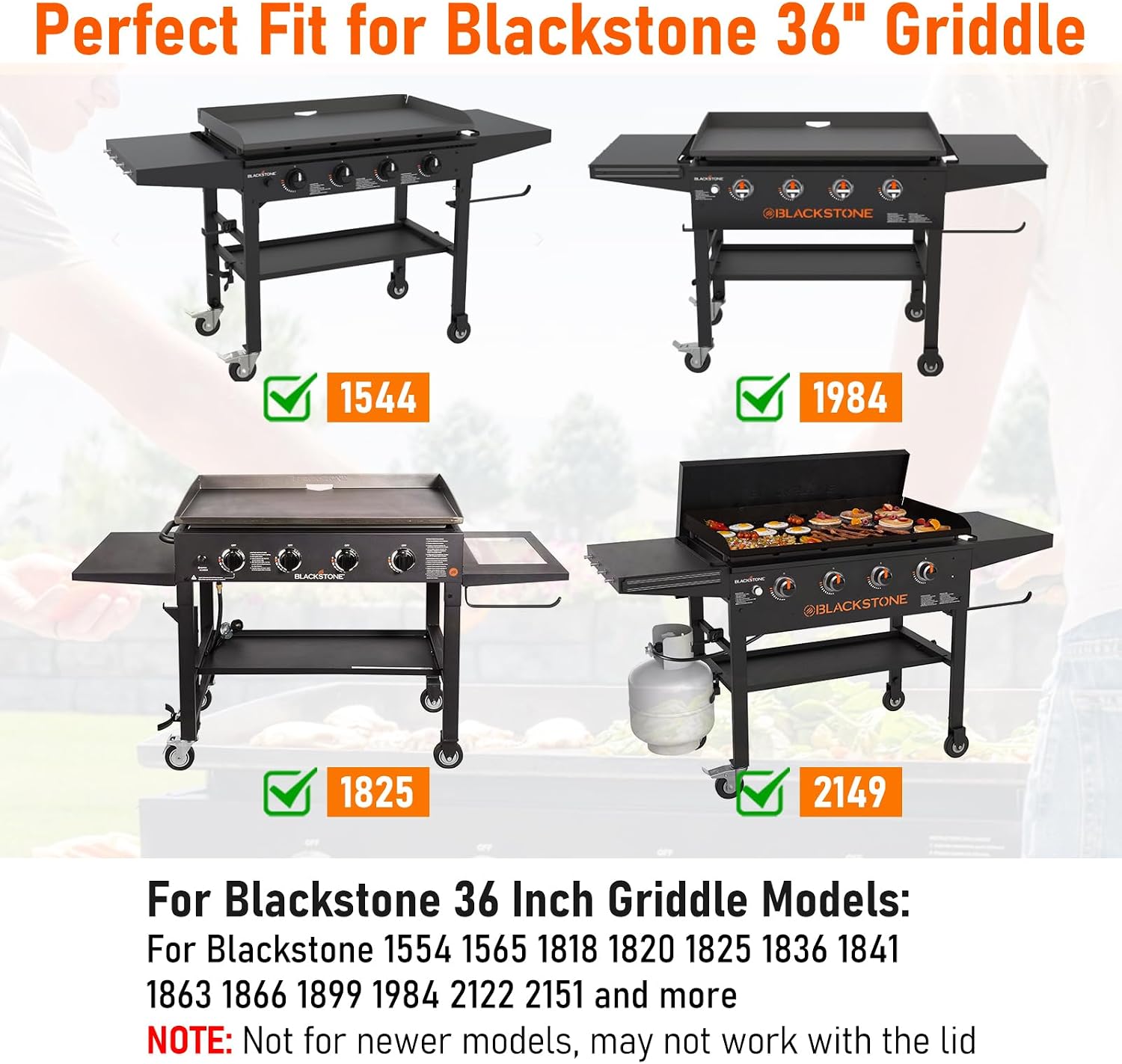 Upgrade Griddle Replacement Top for Blackstone 36 Inch Flat Top Grill 1554 1818 1820 1825 2151, Heavy Duty Steel Flat Top Griddle Replacement for 36' Blackstone